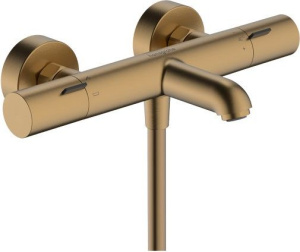 Смеситель для ванны Hansgrohe Ecostat 13325140, шлифованная бронза