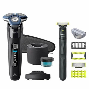 Набор для бритья с OneBlade Philips Series 7000 S7886/78, черный