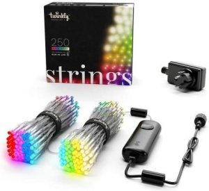 Гирлянда Twinkly Strings 250 LED RGB+W 20 м, прозрачный кабель