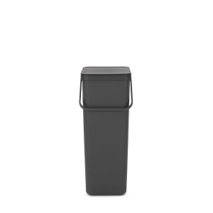 Контейнер для сортировки отходов Brabantia Sort & Go 251047, 40 л, серый