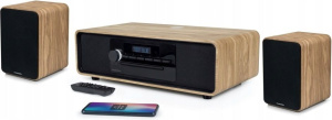 Аудиосистема Thomson MIC300IBT + WS602DUO, коричневый (8TMIC300IBT_8TWS602DUO)