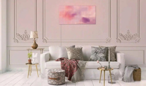 Комплект дополнительных панелей со светодиодной подсветкой Twinkly Squares RGB + BT + Wi-Fi, 3 шт. (16x16см) (TWQ064STW-03-BAD)