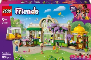 Конструктор LEGO Friends 42671 Зелёное кафе и цветочный магазин