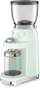 Кофемолка электрическая Smeg CGF11, зеленая
