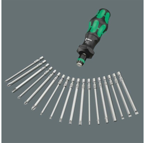 Ручка-держатель насадок с быстрозажимным патроном WERA Rapidaptor 826 Т 057480