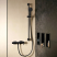 Душевая штанга Hansgrohe Pulsify 24401670, матовый черный