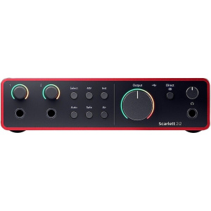 Звуковая карта внешняя Focusrite Scarlett 2i2 USB-C Audio Interface Gen 4