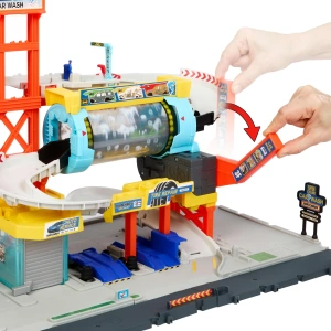 Комплект автомойки Mattel Matchbox Turbo Cyclone JGB68