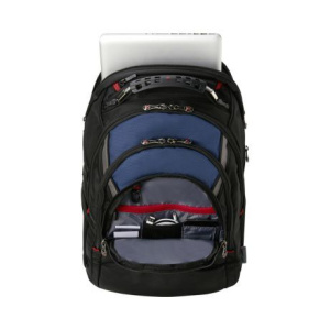 Городской рюкзак WENGER Ibex 17" с отделением для ноутбука, черный/синий