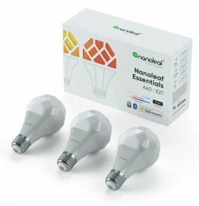 Умная лампа Nanoleaf Essentials Smart A19, 3 шт, белый