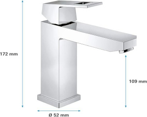 Смеситель для раковины Grohe Eurocube M 23446000, хром
