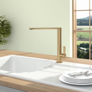 Смеситель для кухни Villeroy & Boch Finera матовое золото 92700003