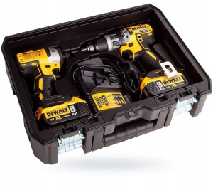 Набор аккумуляторных инструментов DeWALT DCK266P2T, с АКБ и ЗУ