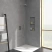 Верхний душ Villeroy & Boch Universal Showers 25×25см квадратный хром TVC00000200061
