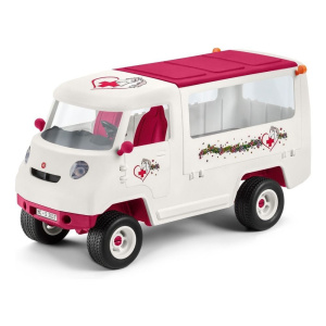 Schleich Ветеринарный фургон с жеребенком 42370