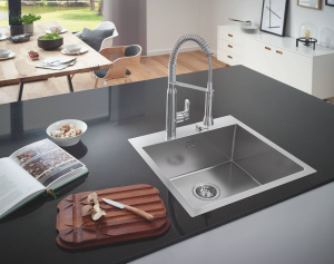 Мойка для кухни Grohe K800 60-S 51 8/51 1 0 31583SD1, нержавеющая сталь
