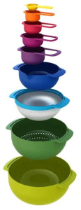 Набор мисок и мерных стаканов Joseph Nest 9 Plus (40031)