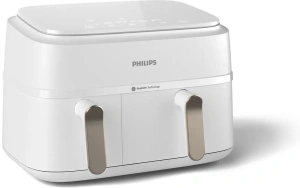 Аэрогриль Philips Series 3000 Ovi Dual Basket NA353/10, белый