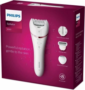 Эпилятор Philips Epilator Series 8000 BRE735, белый