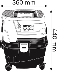 Пылесос влажной и сухой уборки Bosch GAS 15 Professional 06019E5000