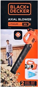 Аккумуляторная воздуходувка BLACK+DECKER BCBL200L