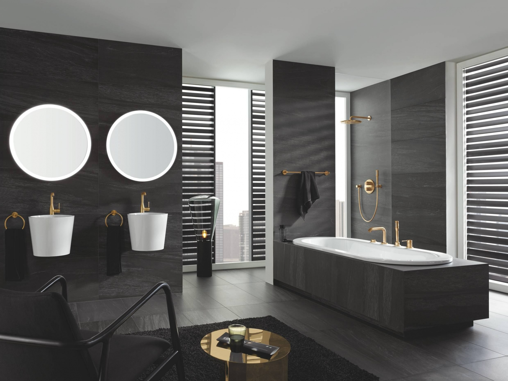 Смеситель для раковины (умывальника) Grohe Essence 32628GN1 холодный рассвет матовый