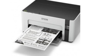 Принтер струйный Epson M1100, ч/б, A4, серый/черный