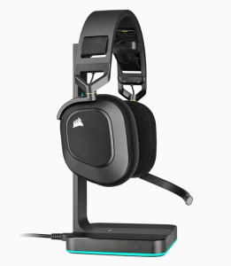 Беспроводная игровая гарнитура Corsair HS80 RGB Wireless Black (‎CA-9011235-EU)