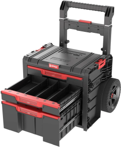 Модульная тележка Qbrick System PRO CART 2.0 PLUS с 3 выдвижными ящиками