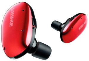 Беспроводные внутриканальные TrueWireless наушники Shure AONIC FREE красныe