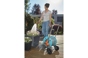 Тележка GARDENA CleverRoll S (18500-20.000.00) голубой 40 м