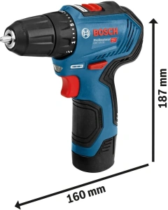Дрель-шуруповёрт аккумуляторная Bosch GSR 12V-30 Professional 06019G9001