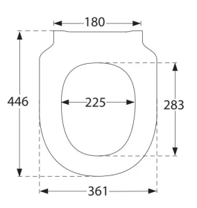 Сиденье для унитаза Villeroy & Boch Subway 3.0 SoftClose QuickRelease AntiBac альпийский белый 8M42S1T1