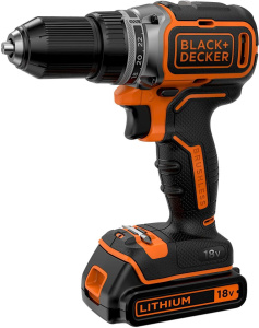 Аккумуляторная дрель-шуруповерт Black+Decker BL186K1B2