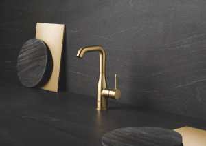 Смеситель для раковины Grohe Essence L 32628GN1, матовое золото