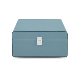 Виниловый проигрыватель CROSLEY VOYAGER PLUS Washed Blue c двухсторонним Bluetooth