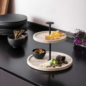 Этажерка Villeroy & Boch Manufacture Travertine Stand бежевая 24,5см 10-1375-7880