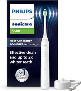 Электрическая щетка Philips Sonicare 5500 HX7110/01, белый