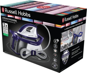 Утюг с парогенератором Russell Hobbs 24440 Series 3 (фиолетово-белый)