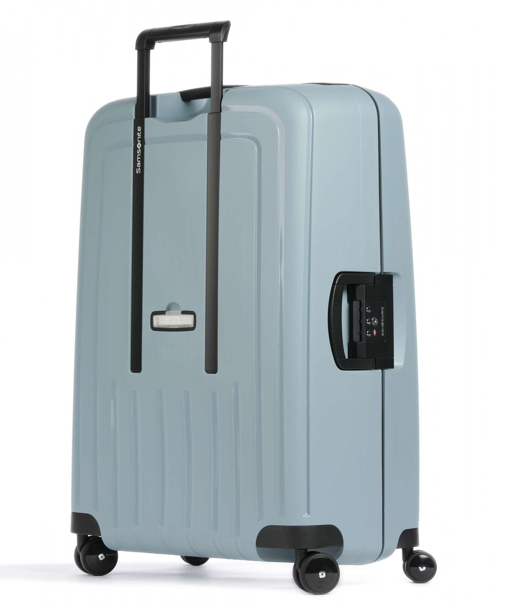 Чемодан Samsonite S'Cure, 102 л, размер L, icy blue (49308-8222)