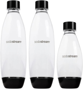 Сифон Sodastream Terra черный + 3 бутылочки