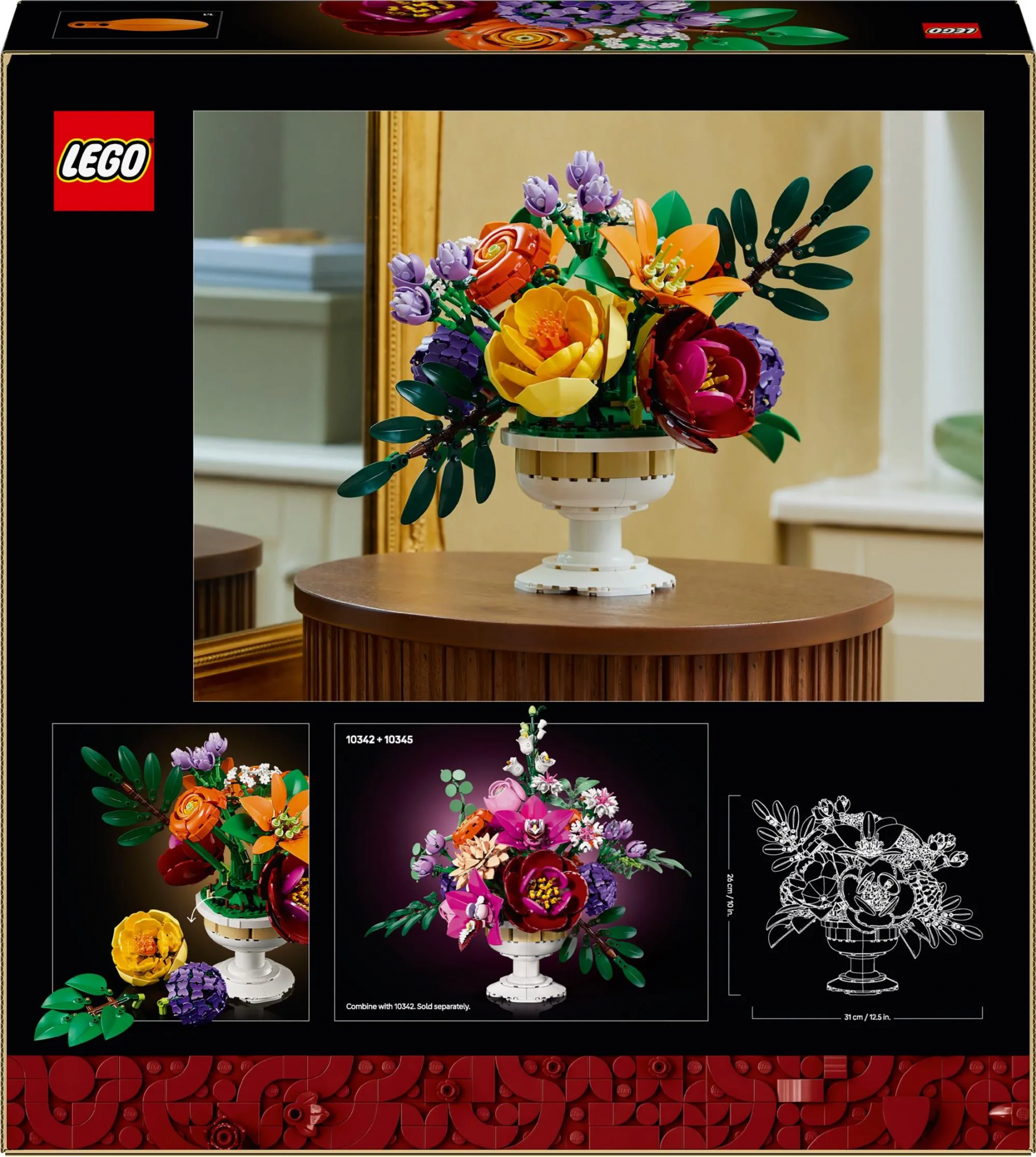 Конструктор LEGO Botanicals 10345 Цветочная композиция