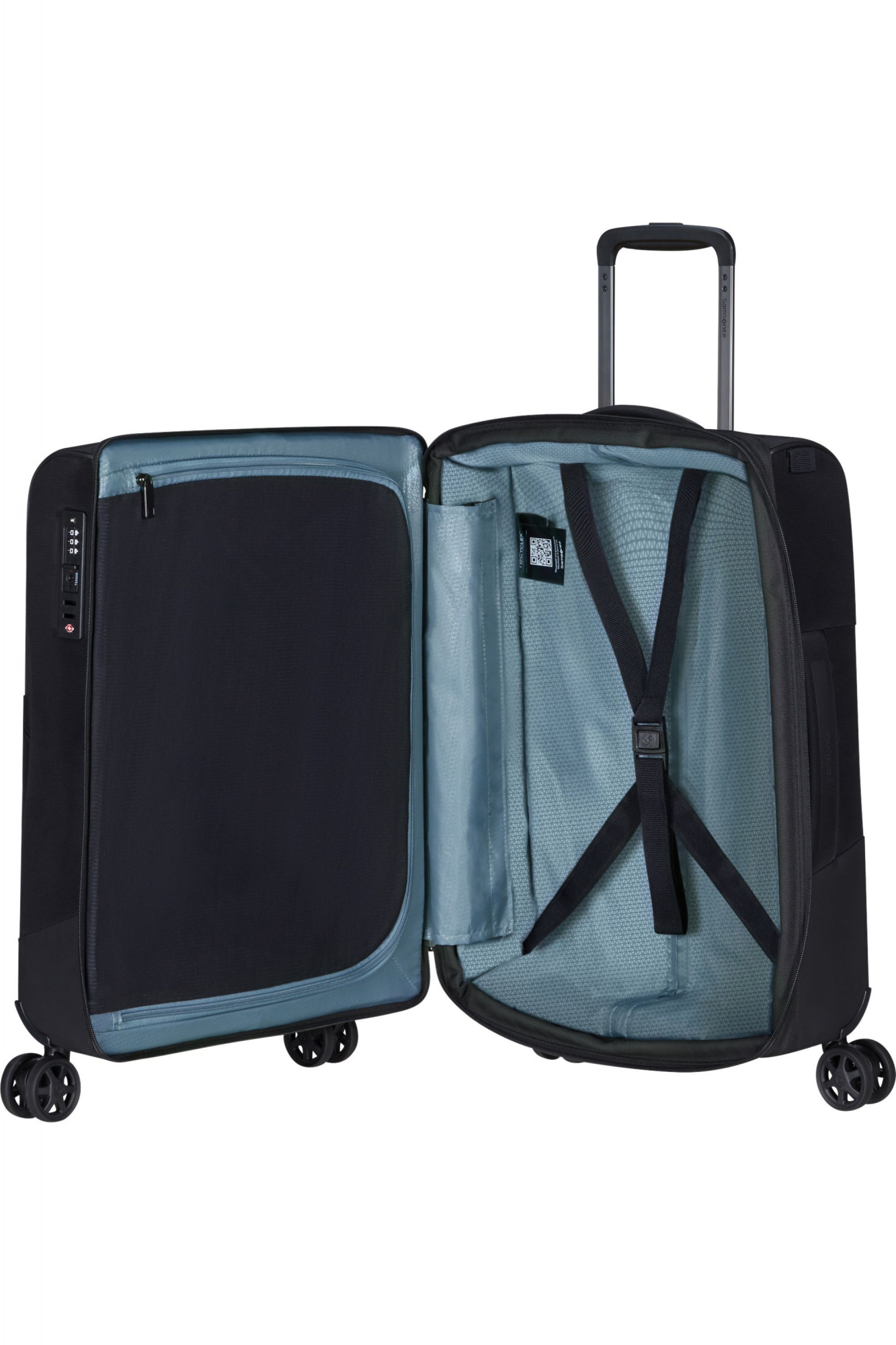 Чемодан Samsonite Biz2go TRVL 147609-1041 55см 40/47л Black