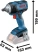 Ударный гайковёрт Bosch GDS 18V-300 Professional 06019D8200