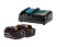 Комплект Makita 197952-5 из 2х18V 3.0 Ah АКБ (BL1830B) и ЗУ (DC18RC), в кейсе