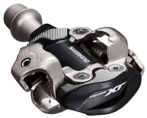 Педали велосипедные Shimano XT M8100, MTB, чёрный, PD-M8100