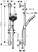 Душевой комплект Hansgrohe Raindance Select S 120 26322000, хром