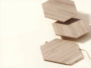 Светодиодная панель Nanoleaf Elements Wood Look Hexagons Expansion Pack (3 панели) NL52-E-0001HB-3PK