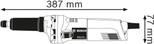Прямая шлифмашина Bosch GGS 8 CE Professional 0601222100