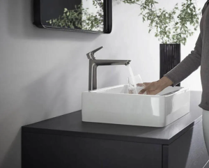 Смеситель Hansgrohe Talis E 71717340, шлифованный черный хром
